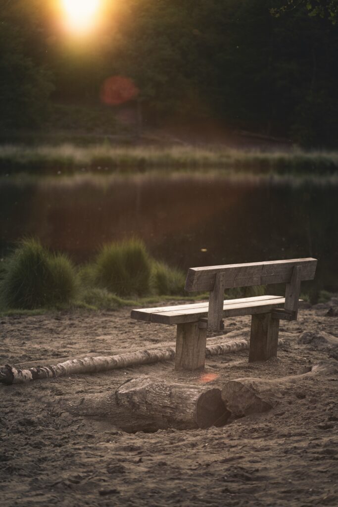 loneliness in private practice, empty park bench
